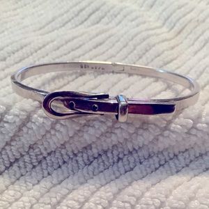 Sterling silver locking bracelet